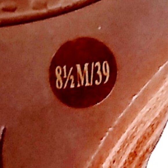 LUCKY BRAND JEWELIA WEDGE SANDAL SIZE 8 1/2 - Picture 12 of 16